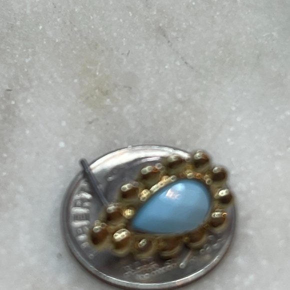 Freedom 3pc Blue Earring Stud Set - Picture 3 of 7